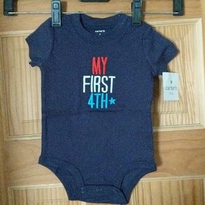 6M Carter's my first fourth onesie